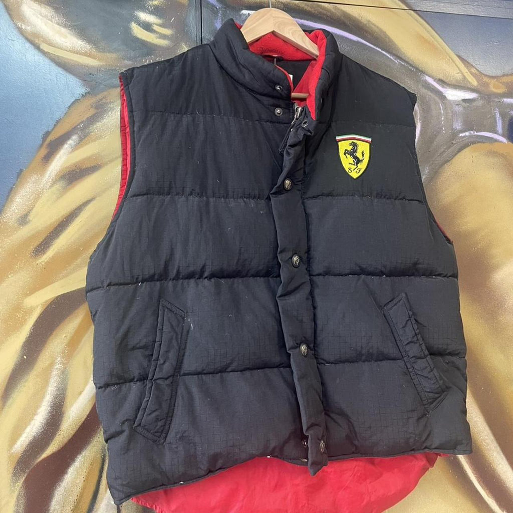 Y2K Ferrari Ripstop Gilet Puffer