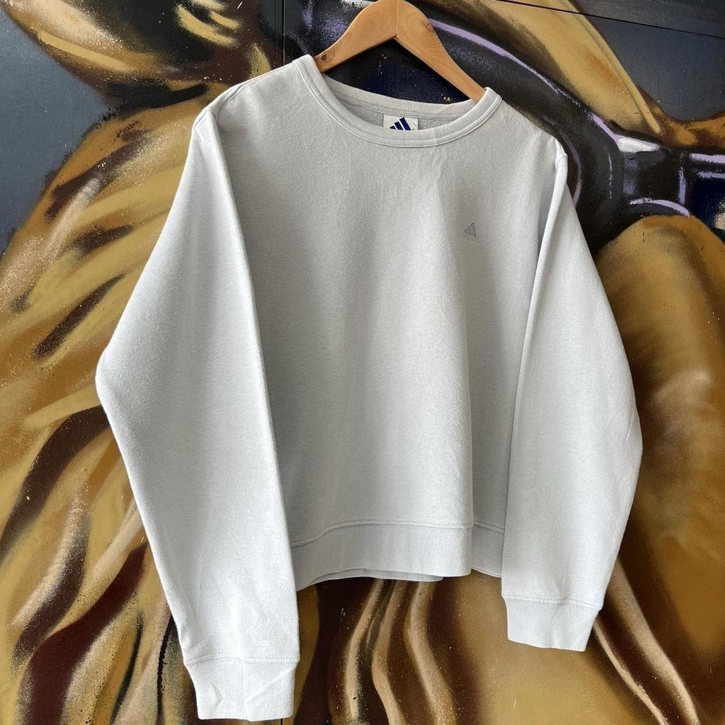 Adidas Small Logo Embroidered Sweatshirt