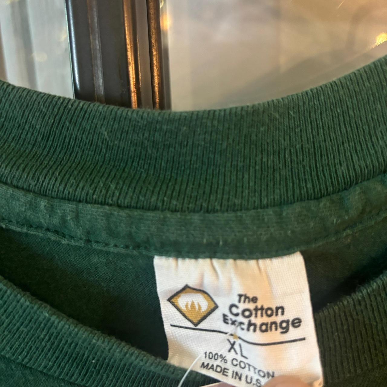 TEE429P - Vintage Retro Essential Dark Green Millikin University Graphic Print Single Stitch Top Tee T-shirt #90s #graphic #university #essential #millikin