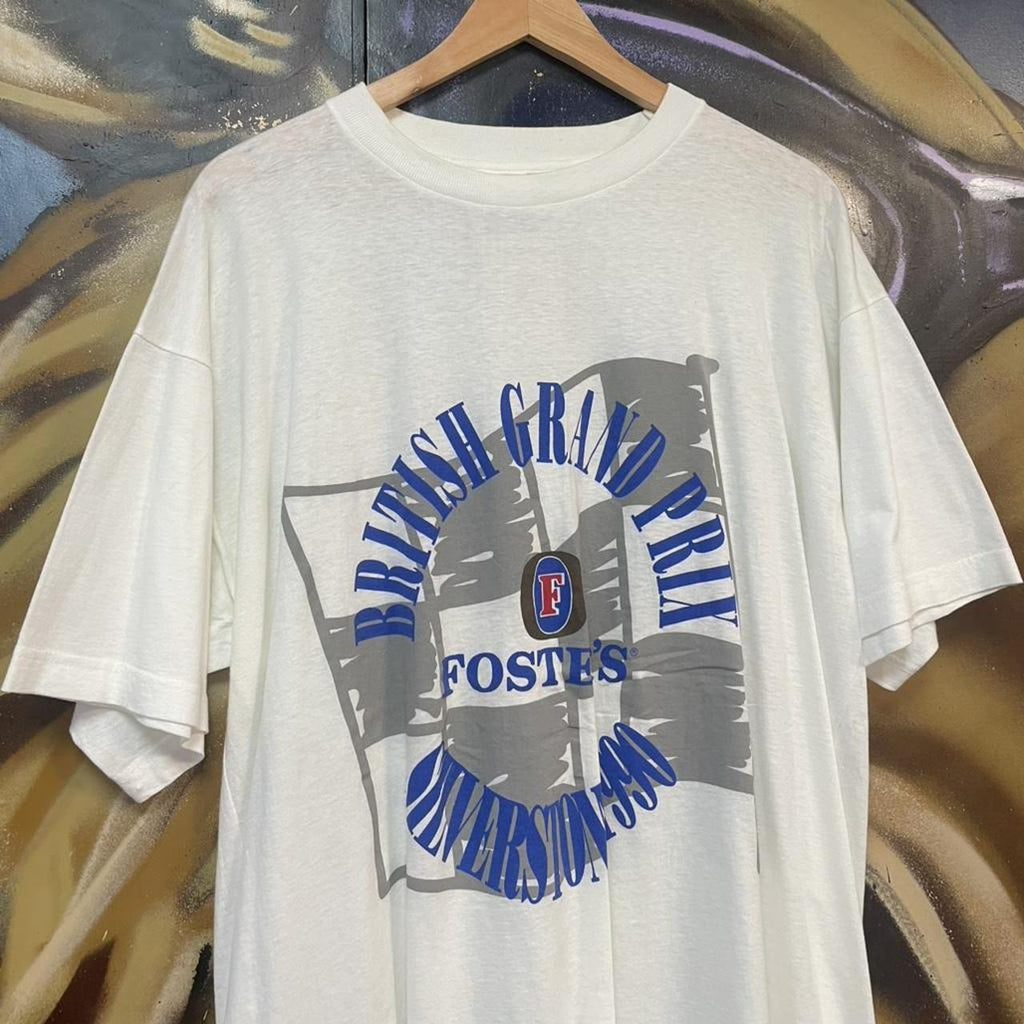 1990 Silverstone Grand Prix Fosters Beer Promo Tee