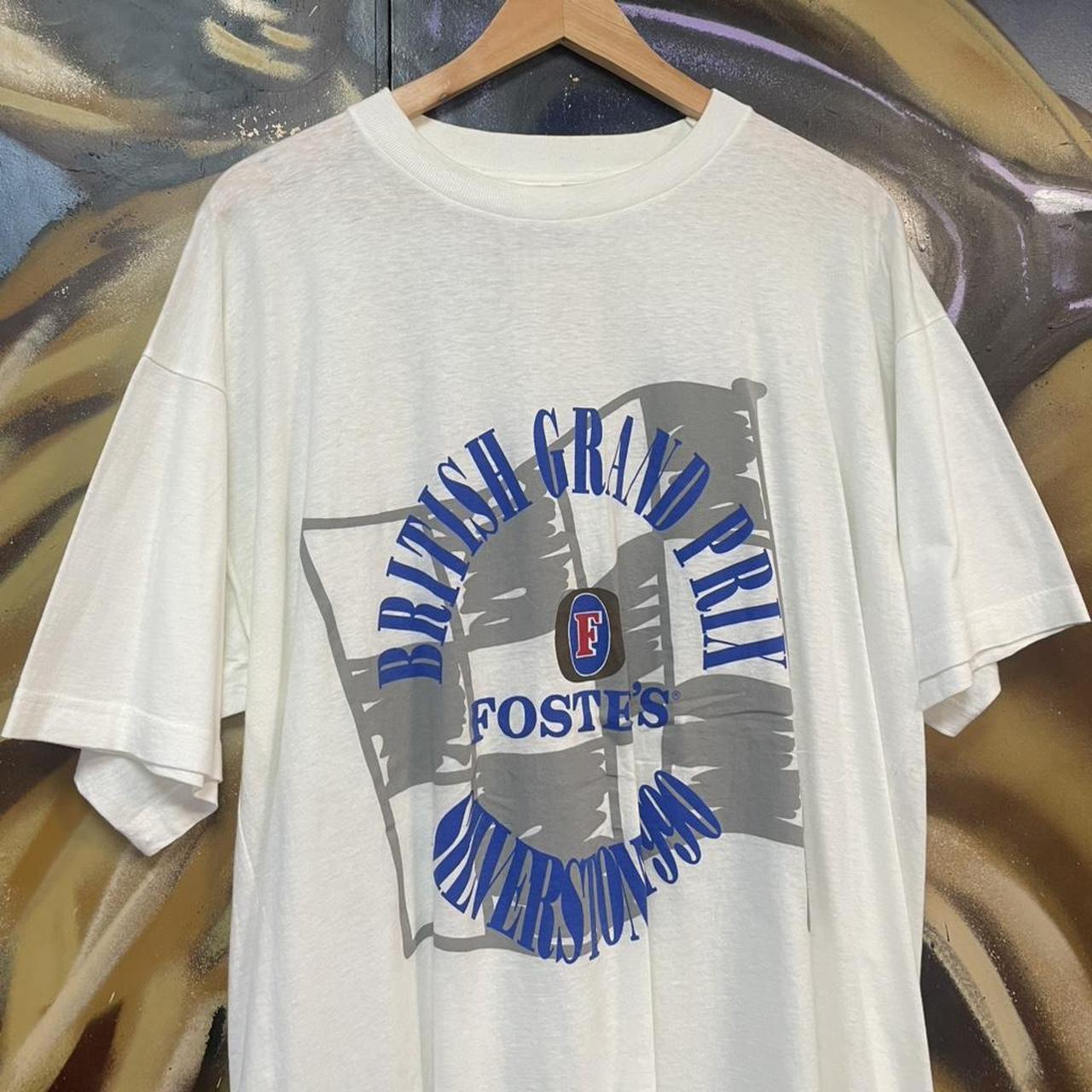 1990 Silverstone Grand Prix Fosters Beer Promo Tee