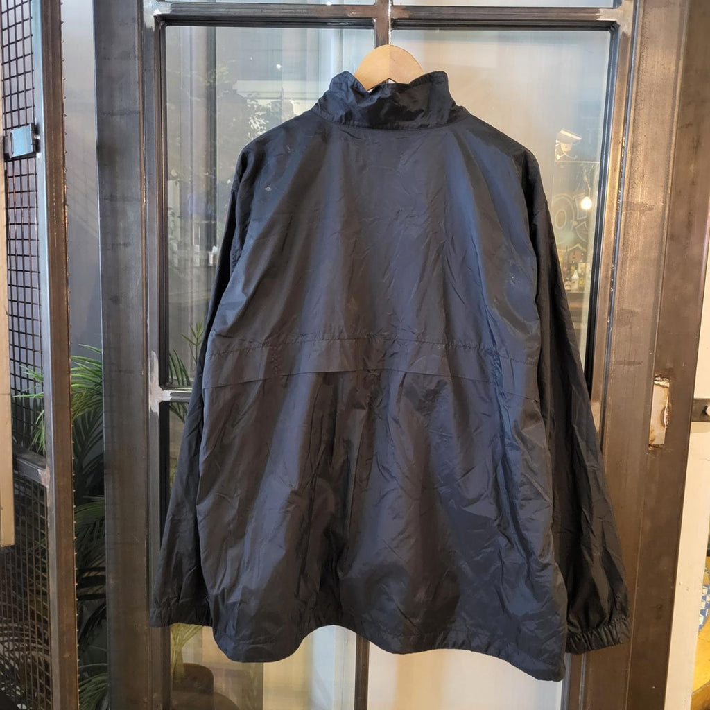 WDB015 - Vintage Retro Essential Nike Black Lightweight Windbreaker full zip up Jacket #festival #y2k #nike #windbreaker