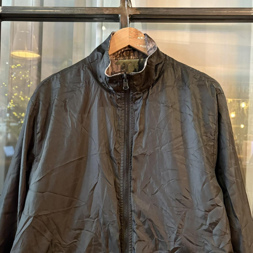 0225H73BR - Vintage Retro Essential Realtree Camouflage Khaki Green Brown Field Hunting graphic print Reversible Sweatshirt Full Zip Fleece #realtree #hunting #camo #utility