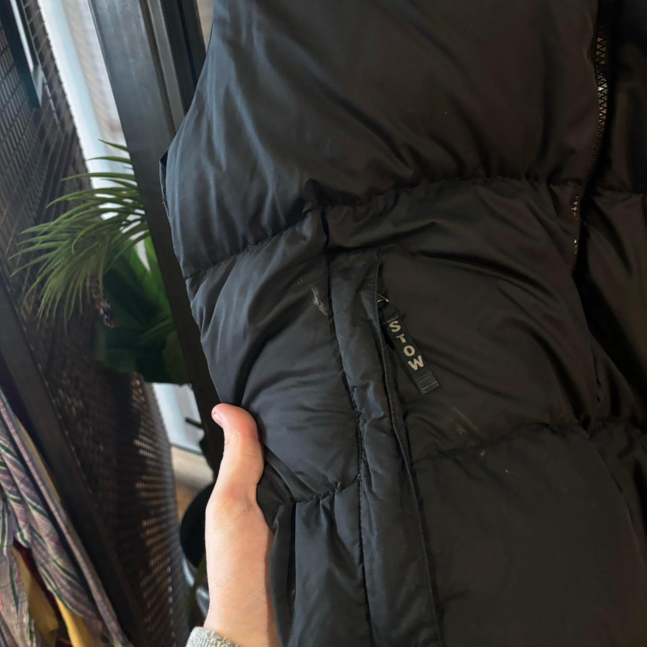 0325F90BR - Vintage Retro Essential Black The North Face feather down puffer padded gilet bodywarmer #gorpcore #hike #expedition #outdoor #tnf
