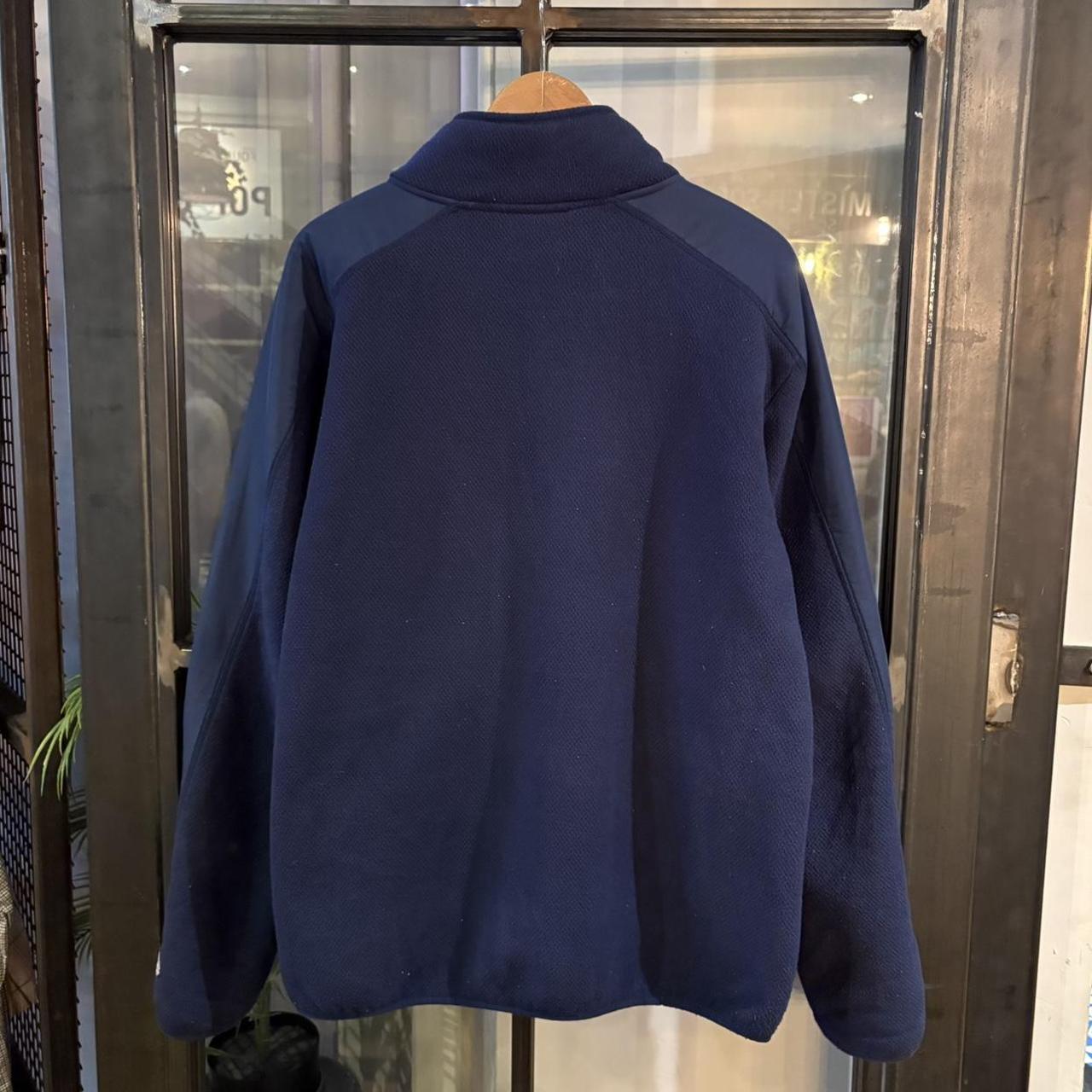 0225D79F - Vintage retro essential Navy Champion full zip up outdoor sweatshirt fleece jacket #pullover #outdoor #expedition #champion #gorpcore