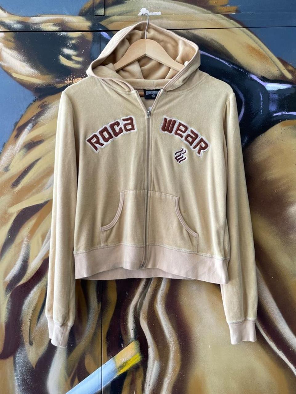 Y2K Rocawear Velour Full Zip Hoodie