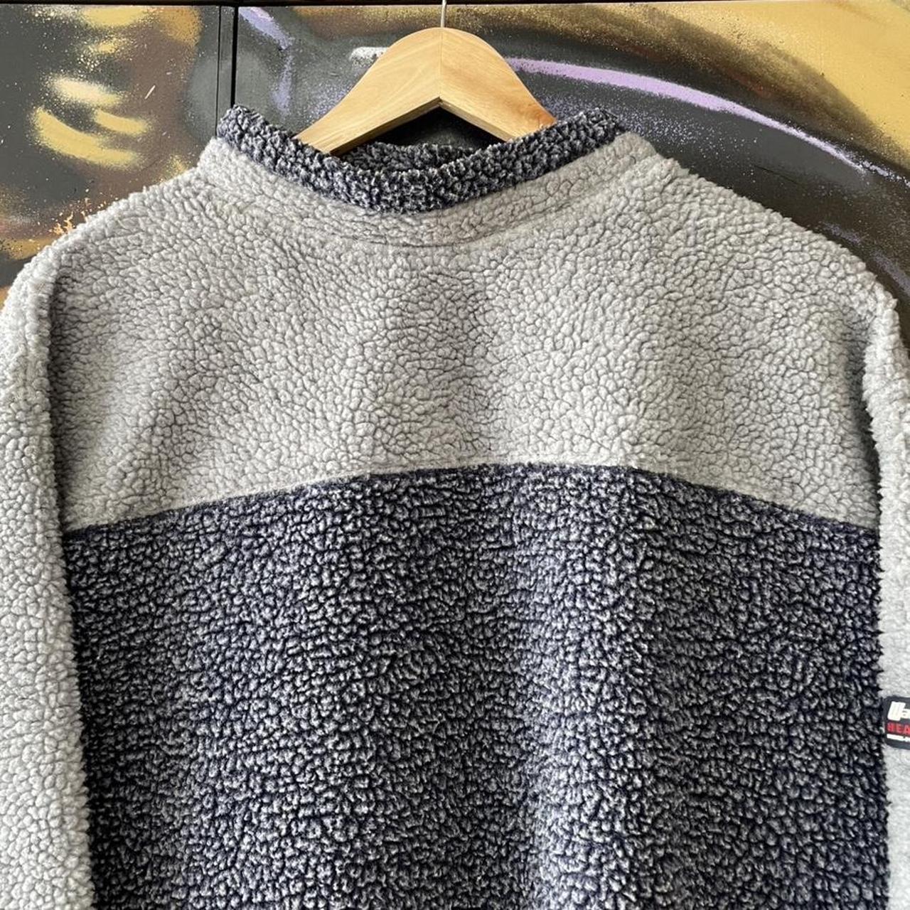 Vintage Two Tone Deep Pile Fleece Sweatshirt