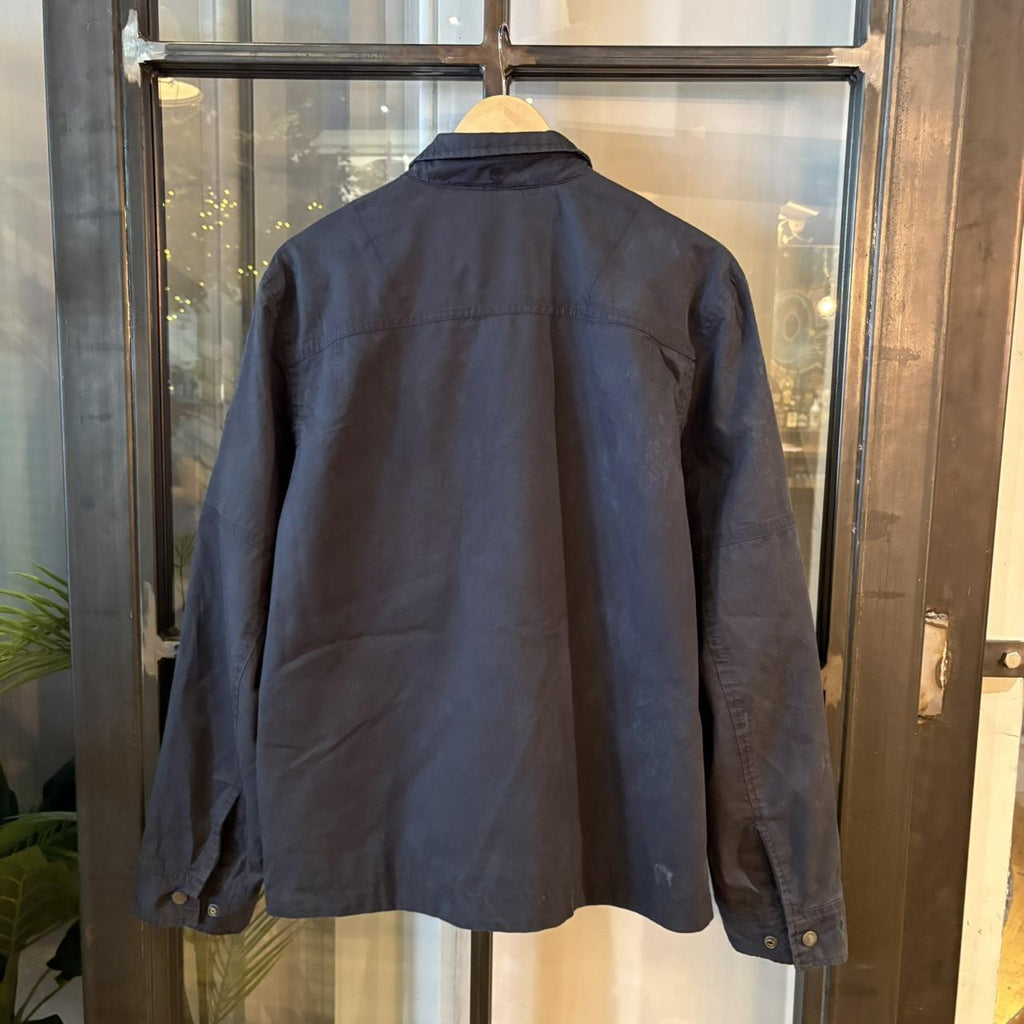 0125B66BR - Vintage Retro Timberland Waterproof Full Zip Up Collared Harrington Jacket #Y2K #preppy #timberland #smartcasual #waterproof