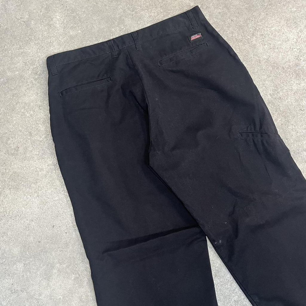 Dickies Black Chino Skater Trousers Workwear Pants