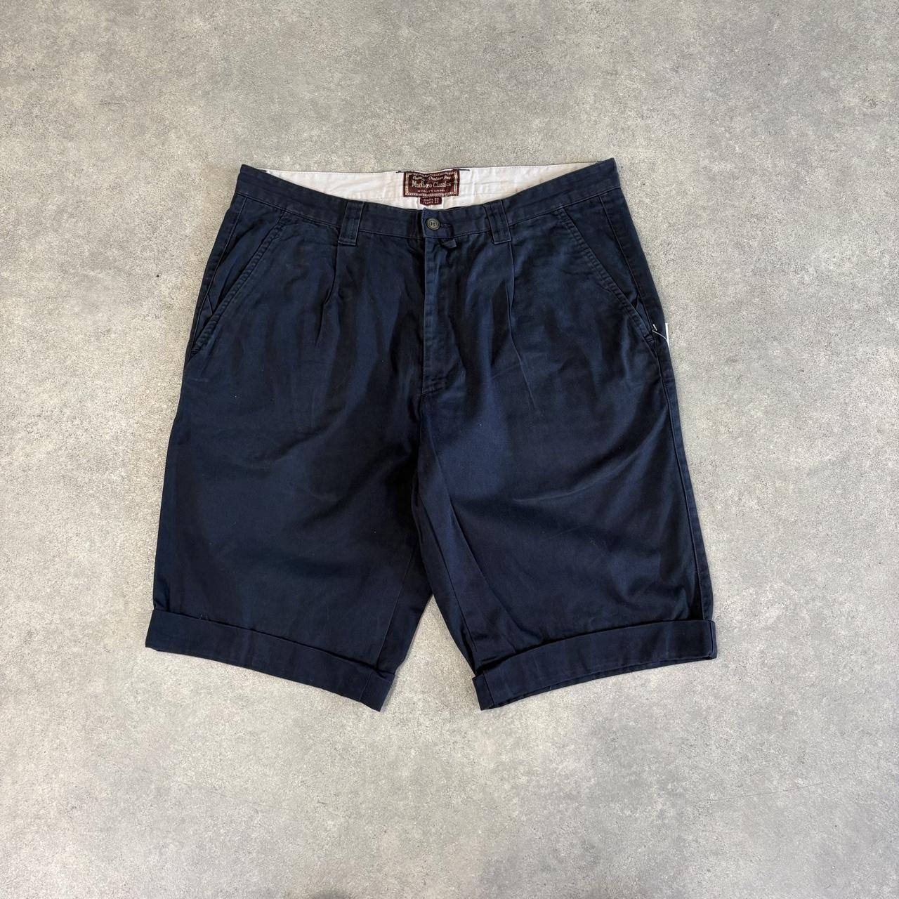 Vintage Marlboro Classics Shorts Mens Pleated Shorts Leg Preppy Old Money Smart Casual 90s 00s Y2K
