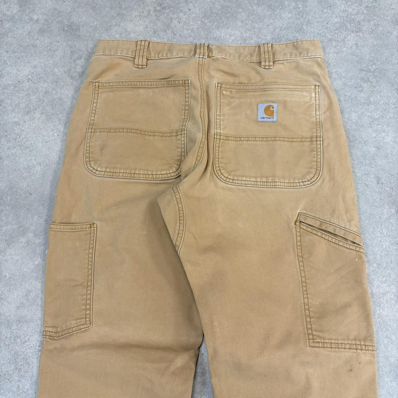 BR2701ER-U - Vintage retro essential  Carhartt Tan carpenter Trousers pants casual workwear #skater #utility #workwear #carpenter #carhartt
