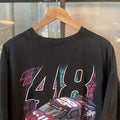 TEE00AF - Vintage Retro Essential Black Nascar Alex Bowman 48 Chevrolet Graphic Print Top Tee T-shirt #90s #graphic #racing #racer #nascar
