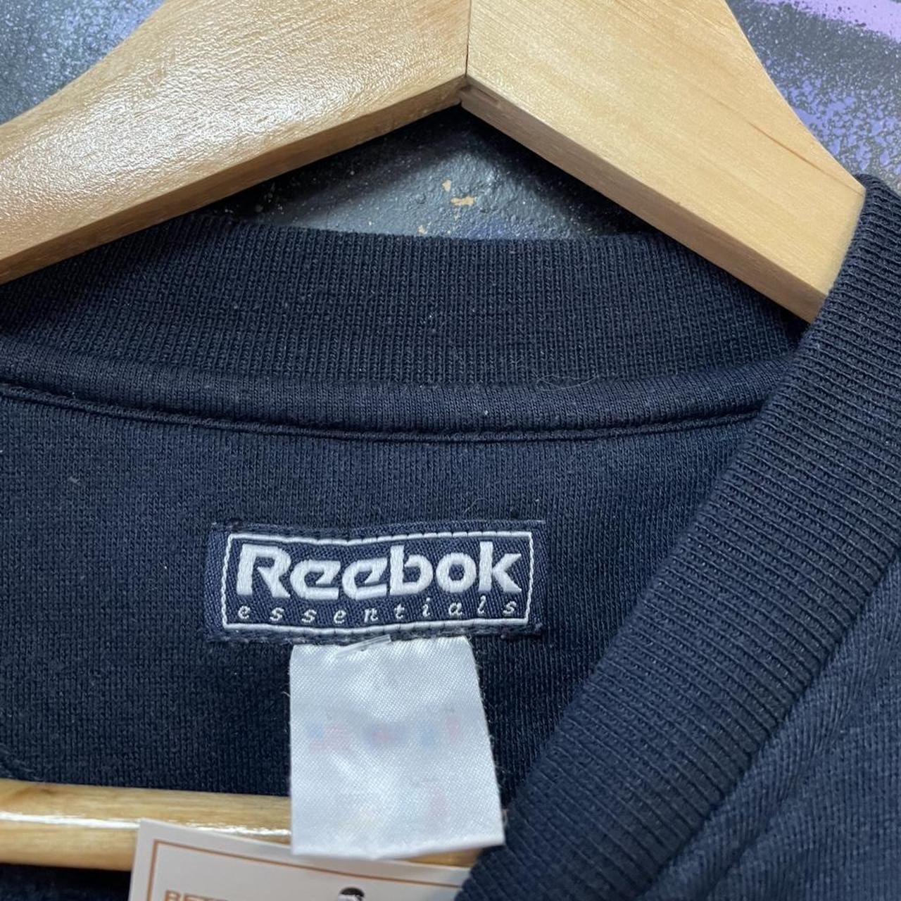 Y2K Reebok Embroidered Spellout Logo Sweatshirt