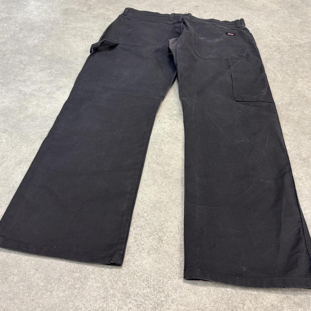 BR2306OD-U - Vintage retro essential Black Dickies Carpenter Trousers pants casual workwear #skater #utility #workwear #carpenter #dickies