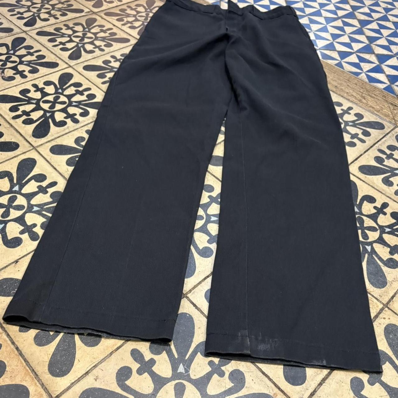 BR1011BW-F - Vintage retro essential Black Dickies Black Trousers pants casual workwear #skater #utility #workwear #straightleg #dickies