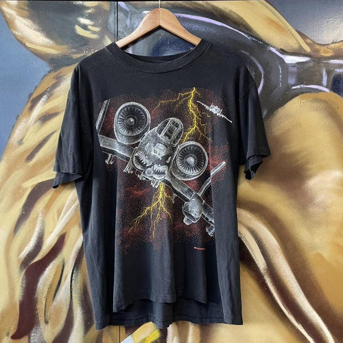 90s Blackbird Thunderbolt Graphic Art Tee