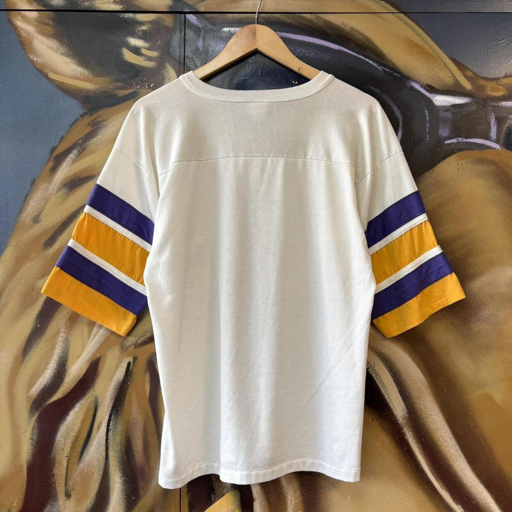 ADN0101BB-U - Vintage Retro Essential NFL Minnesota Vikings American FootballPrint Jersey Tee top #sportswear #nfl #jersey #vikings #minnesota