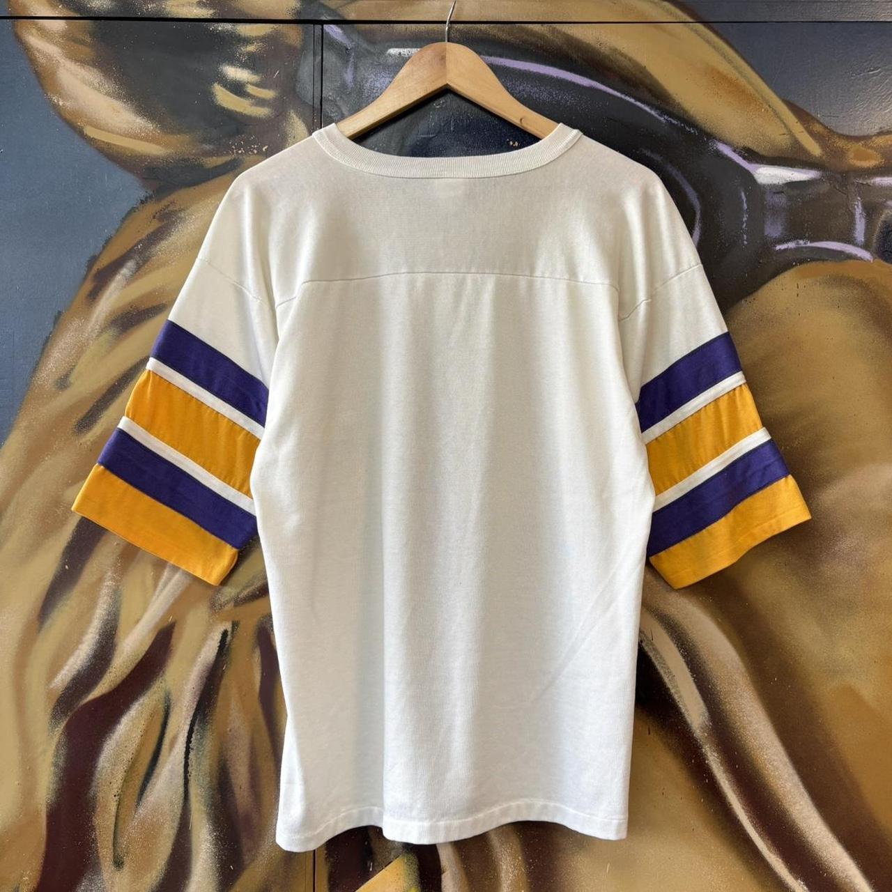 ADN0101BB-U - Vintage Retro Essential NFL Minnesota Vikings American FootballPrint Jersey Tee top #sportswear #nfl #jersey #vikings #minnesota