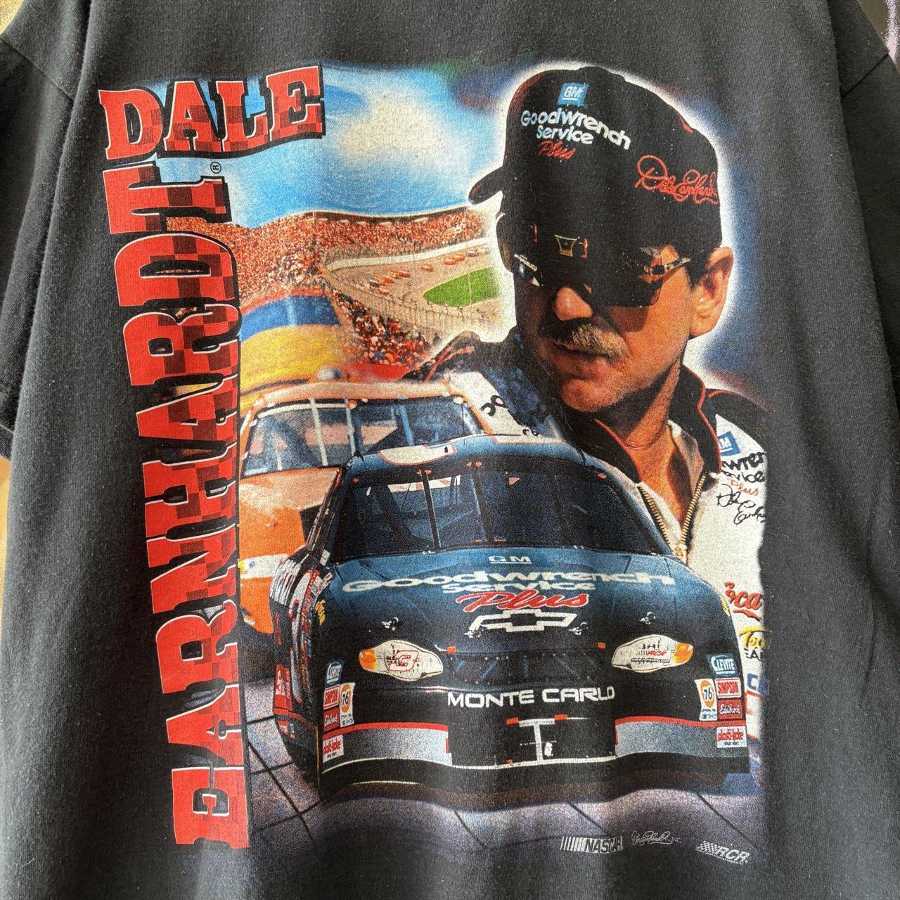 Vintage Nascar T Shirt Mens Large Dale Earnhardt Chevrolet Racing Motorsport Graphic Print Top Tee T-shirt 90s Y2K 00s