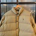 0325F57BR - Vintage Retro Essential Beige Browning down puffer padded jacket coat #y2k #hunting #outdoors #browning