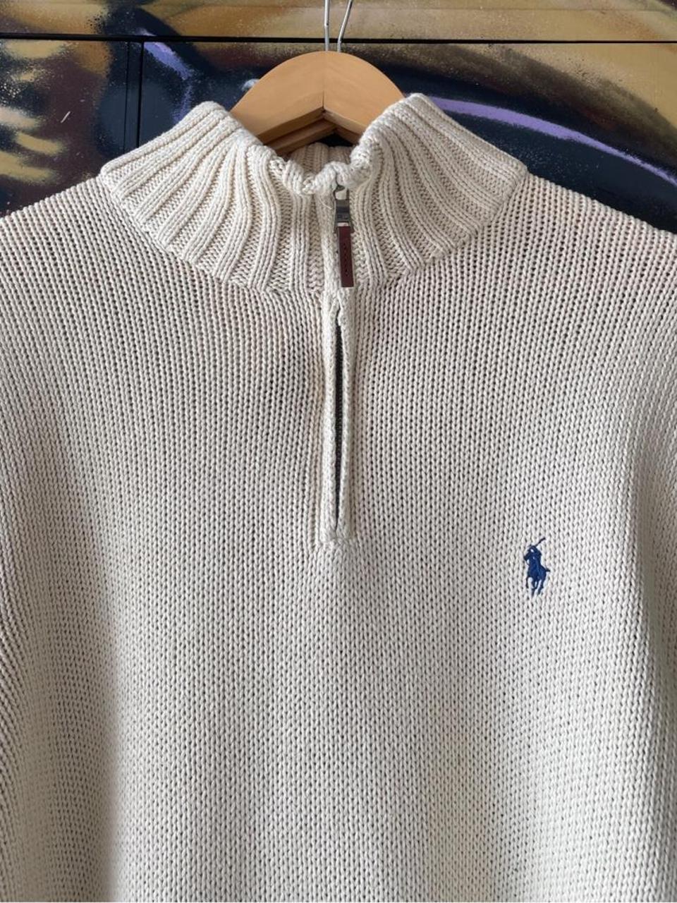 Ralph Lauren Quarter Zip Knit Sweatshirt