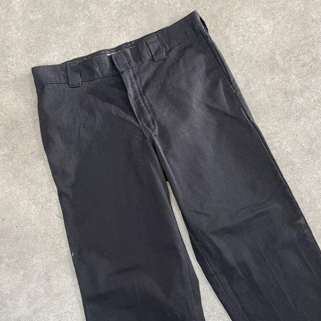 Dickies Black Chino Skater Trousers Workwear Pants