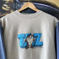 90s Looney Tunes Taz Embroidered Sweatshirt