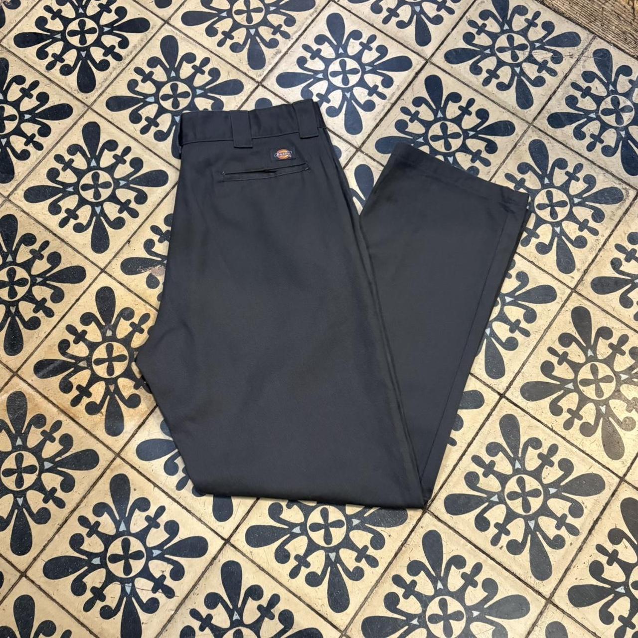 1224H37F-P - Vintage retro essential Grey Dickies Trousers pants casual workwear #skater #utility #workwear #carpenter #dickies
