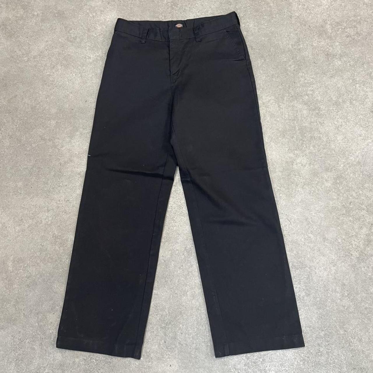 Dickies Black Chino Skater Trousers Workwear Pants