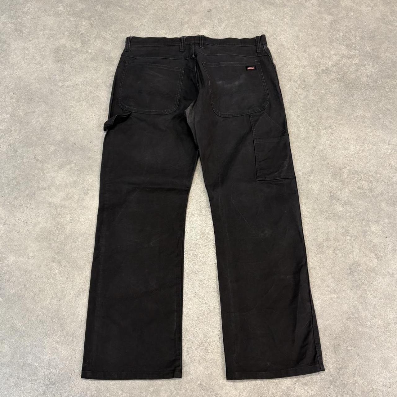 BR2306OD-U - Vintage retro essential Black Dickies Carpenter Trousers pants casual workwear #skater #utility #workwear #carpenter #dickies