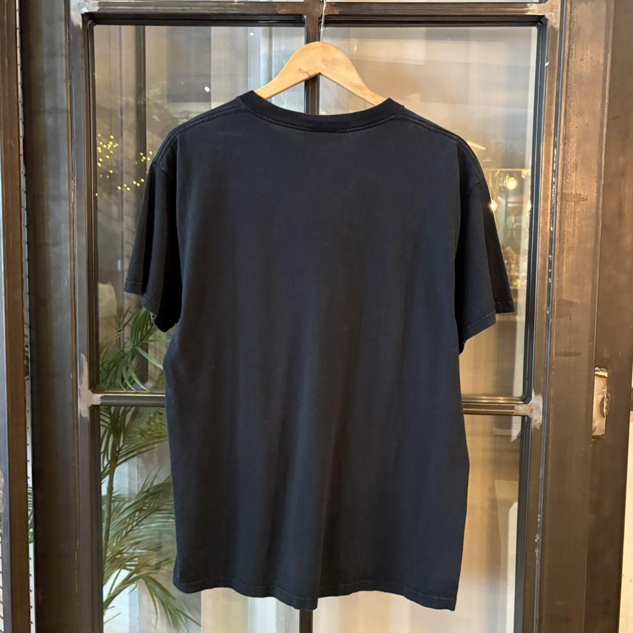0225I15F - Vintage Retro Essential Black San Francisco The Rock Alcatraz Island Graphic Print Top Tee T-shirt #90s #graphic # #alcatraz #therock #sanfran