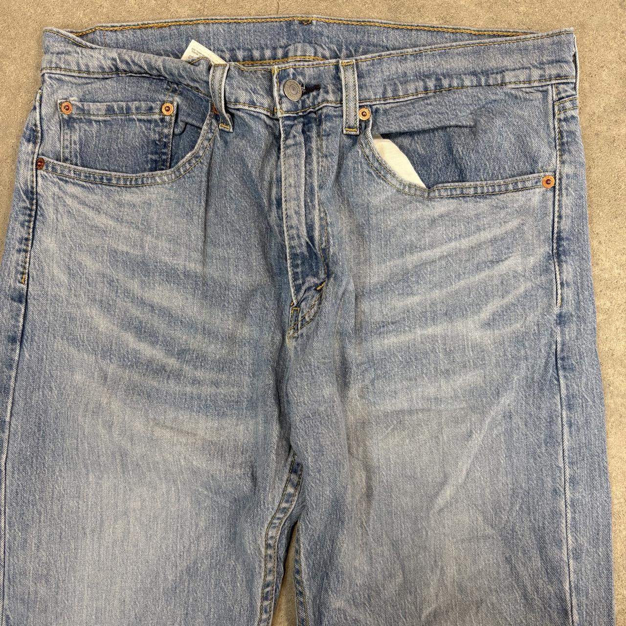 Vintage Levi's 505 Jeans Mens 34x30 Denim Wash Straight Leg Trousers Cowboy Western USA 90s Y2K