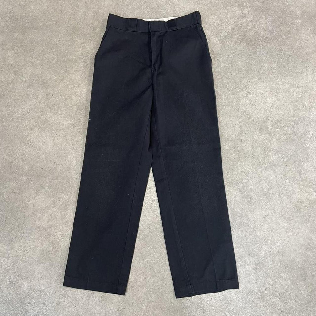 Dickies Black Chino Skater Trousers Workwear Pants
