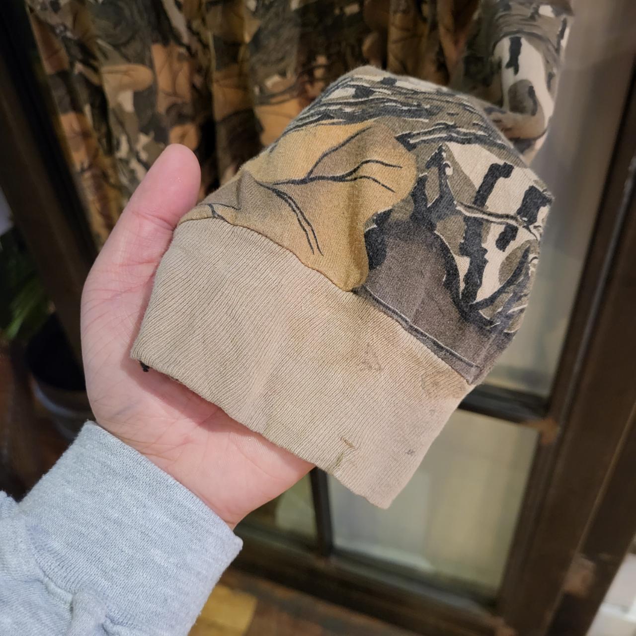 RTT188 - Vintage Retro essential adult mens RealTree Camouflage Khaki Green Brown Field Hunting graphic print Longsleeve Top T-Shirt Tee #realtree #longsleeve #camo #utility