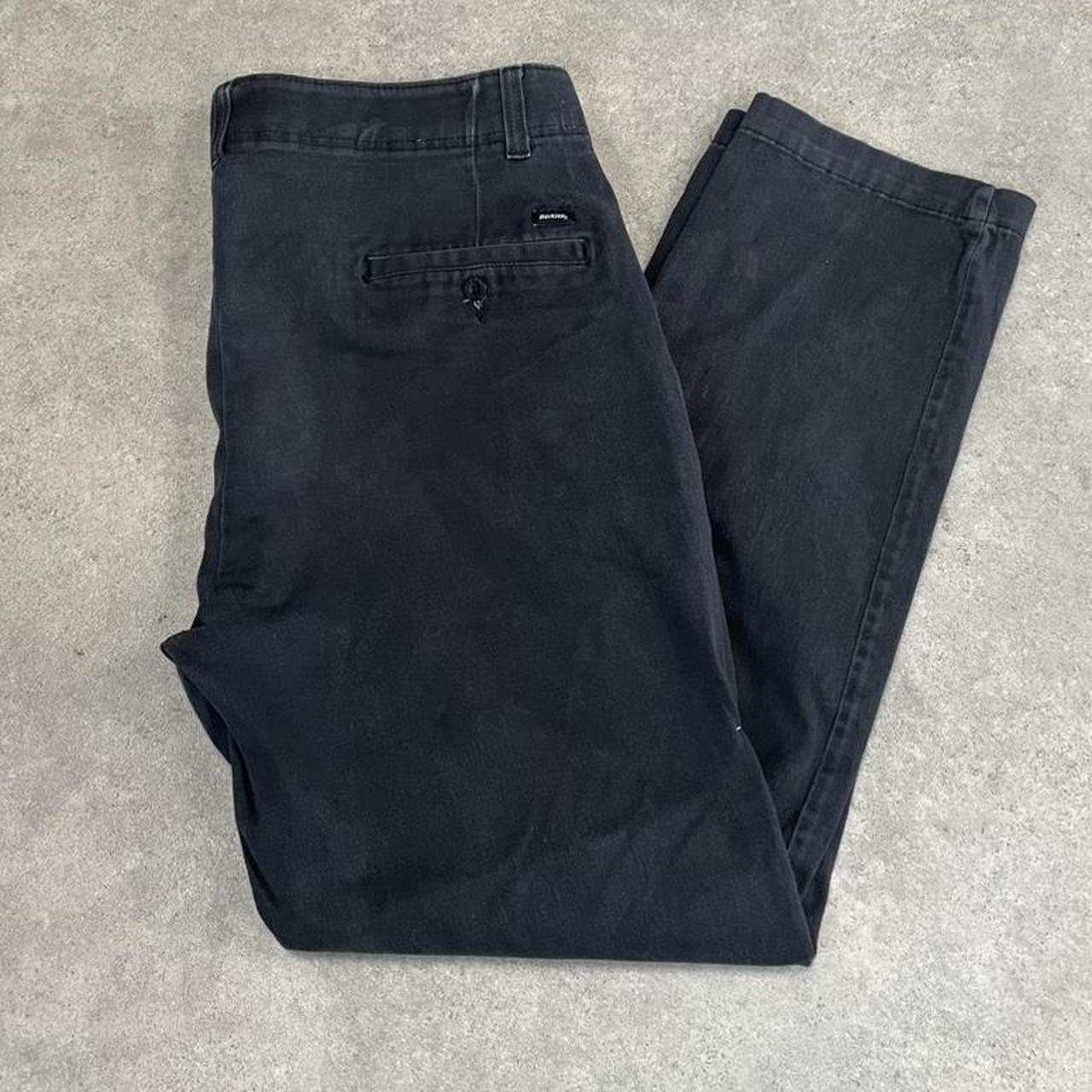 Dickies Black Chino Skater Trousers Workwear Pants