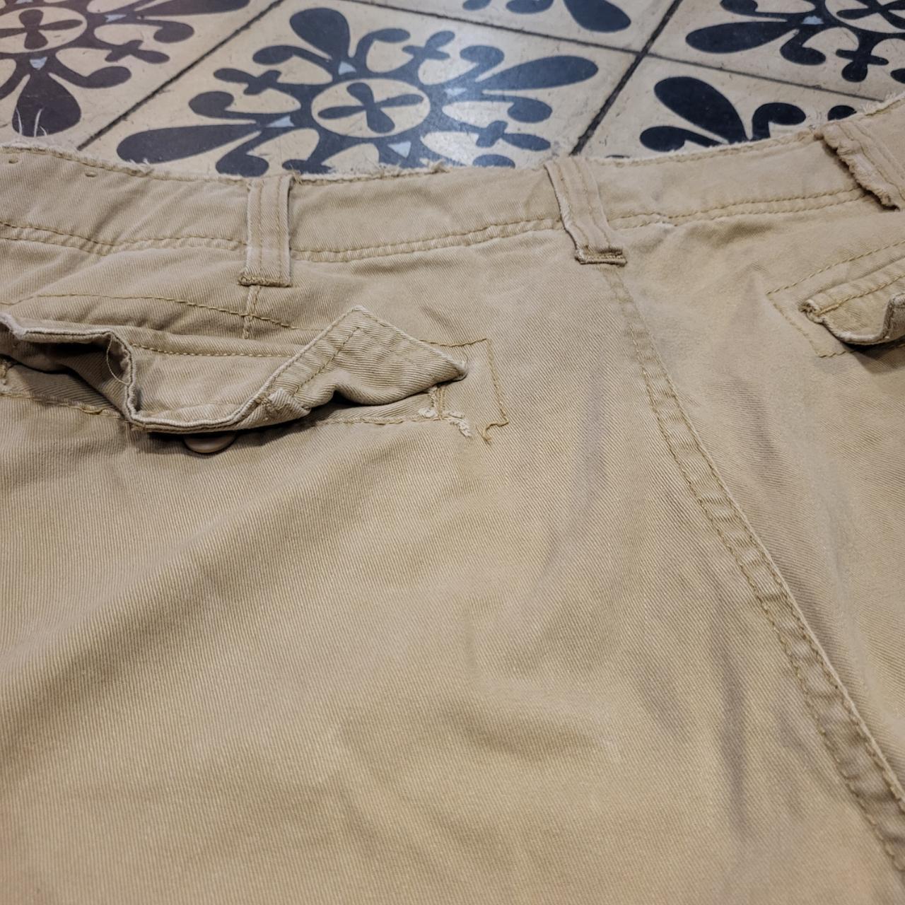 JRT005 - Vintage Retro Essential Retro Plugg Tan Brown Cargo workwear Shorts Jorts  #cargos #hiphop #skater #y2k