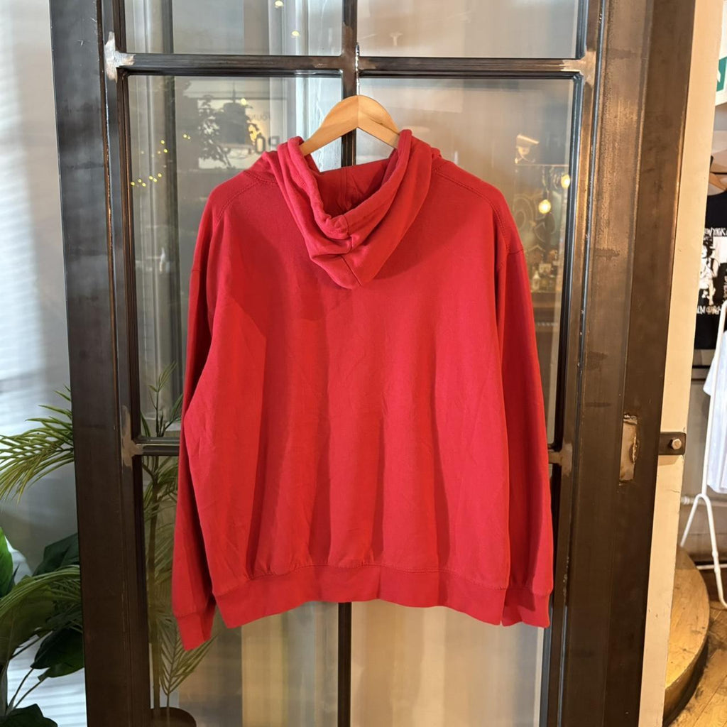 Vintage Retro Essential Red Browning Sweatshirt Hoodie with big spellout print logo #90s #sportswear #essential #browning #y2k