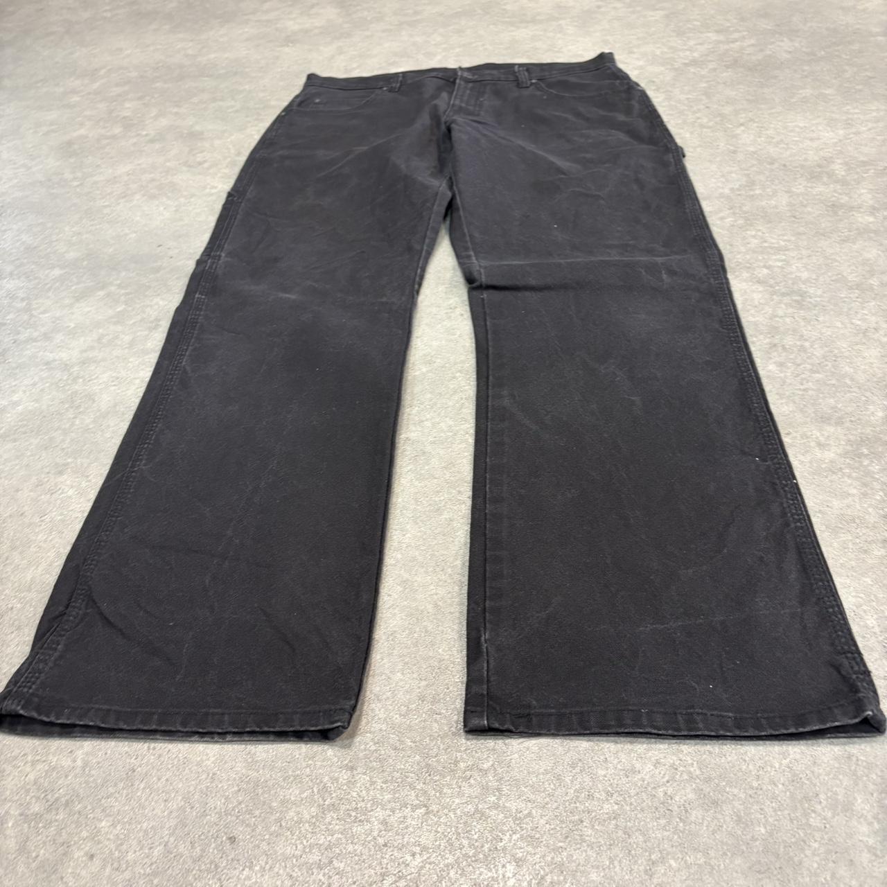 Vintage Dickies Jeans Mens 34x32 Black Carpenter Pants Trousers Straight Leg Skate Workwear Y2K 90s