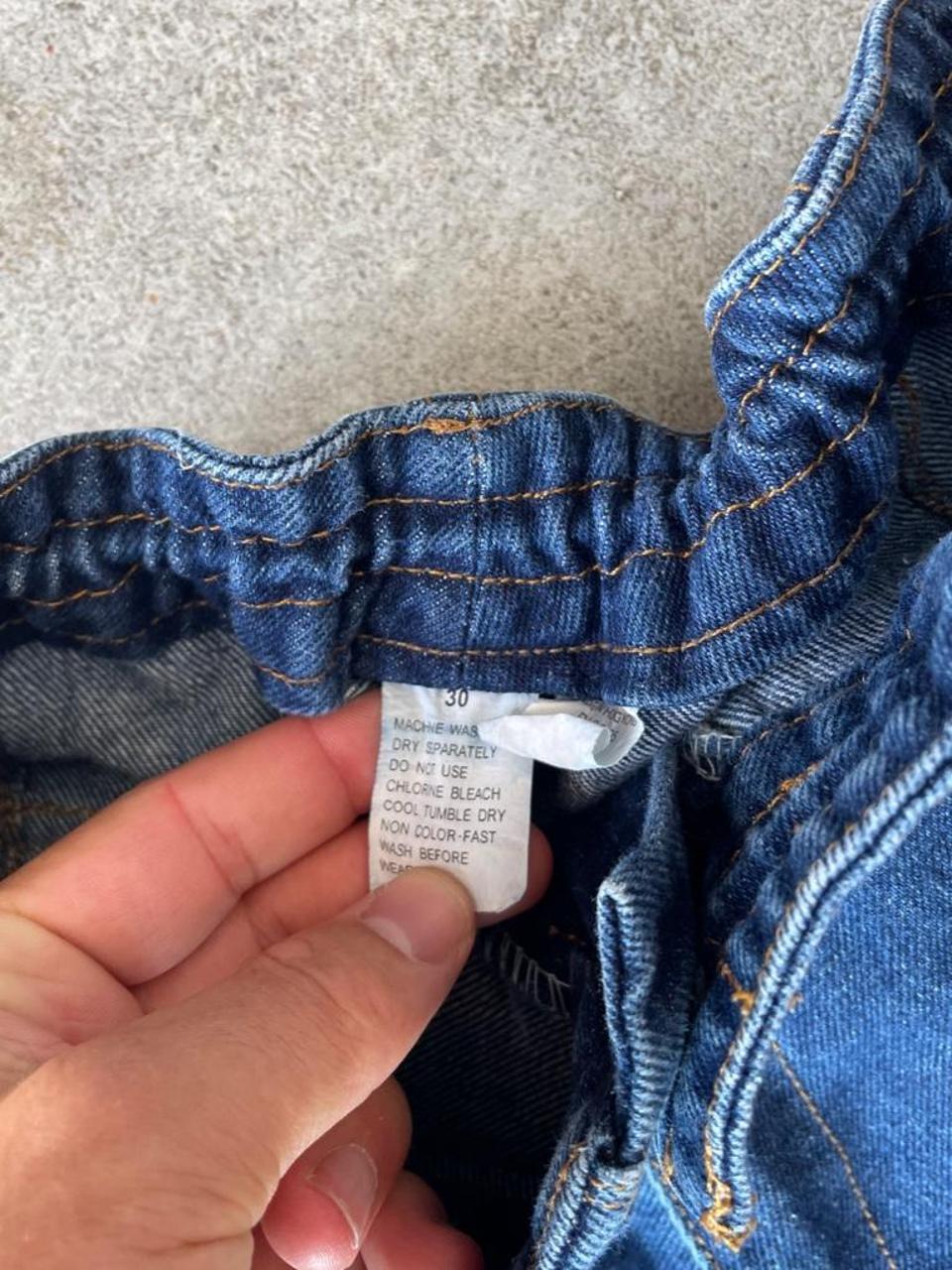 Y2K Dark Wash Cargo Shorts