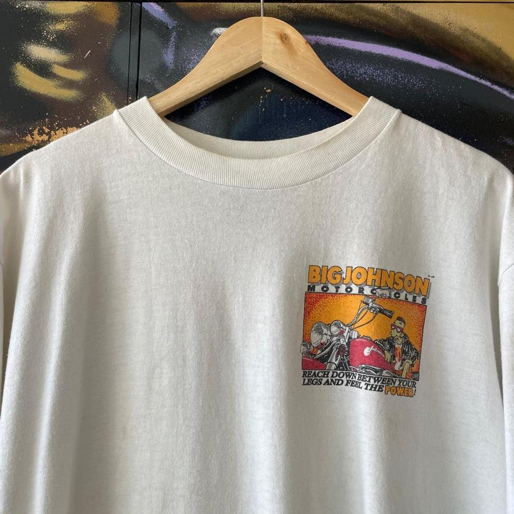 90s Big Johnson Motorcycles Graphic Tee