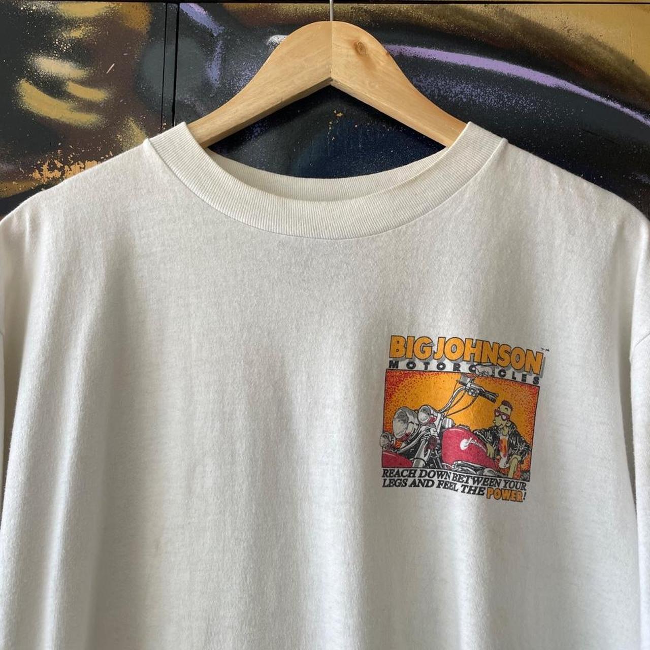 90s Big Johnson Motorcycles Graphic Tee