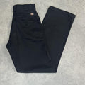 Dickies Black Chino Skater Trousers Workwear Pants