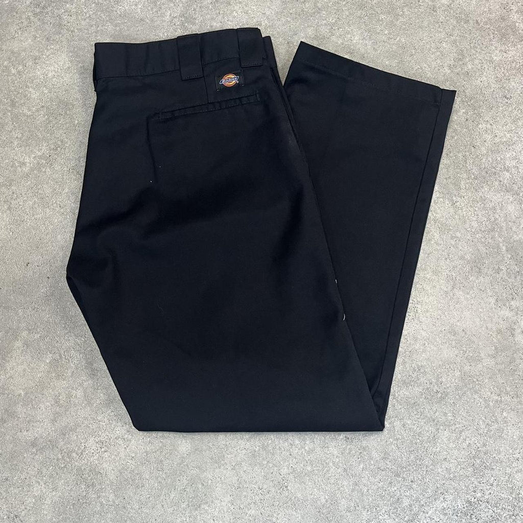 Dickies Black Chino Skater Trousers Workwear Pants