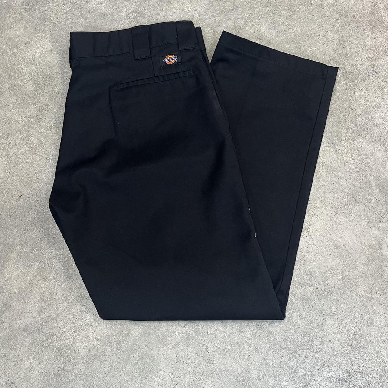 Dickies Black Chino Skater Trousers Workwear Pants