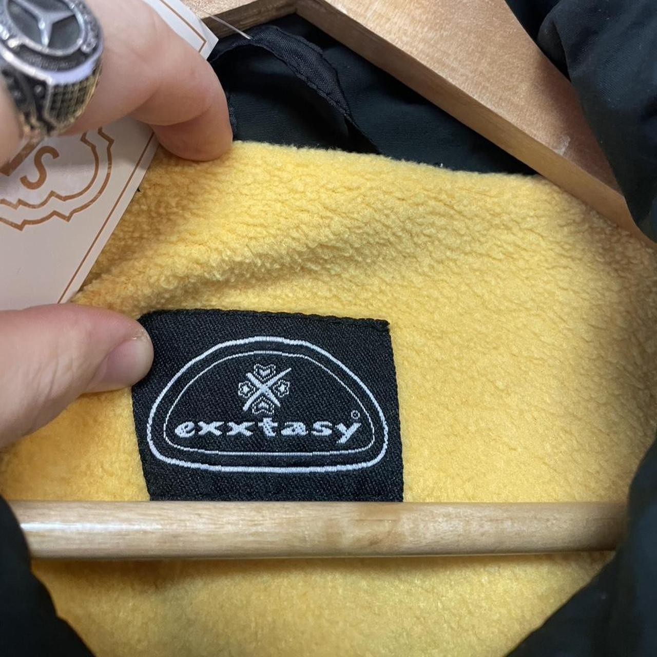 Exxtacy Ski / Snowboard 1/4 Quarter Zip Up Jacket Vintage 90s Skate Rave