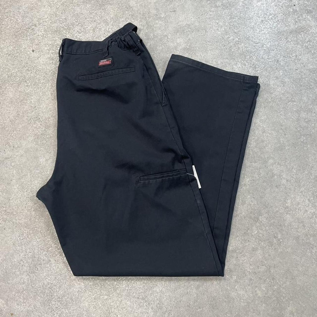 Dickies Black Chino Skater Trousers Workwear Pants