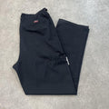 Dickies Black Chino Skater Trousers Workwear Pants