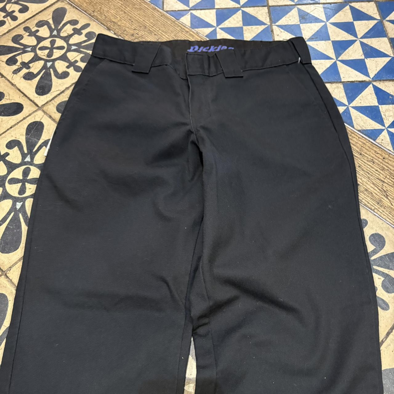 BR1011DT-P - Vintage retro essential Black Dickies Straight Leg Trousers pants casual workwear #skater #utility #workwear #straightleg #dickies