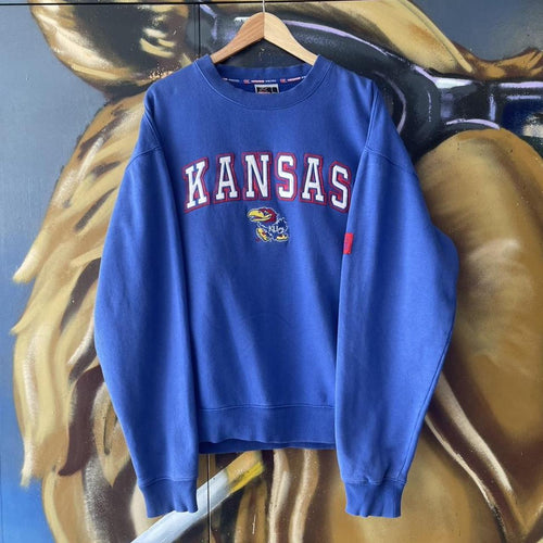 90s Kansas Jayhawks Baseball Spellout Sweatshirt
