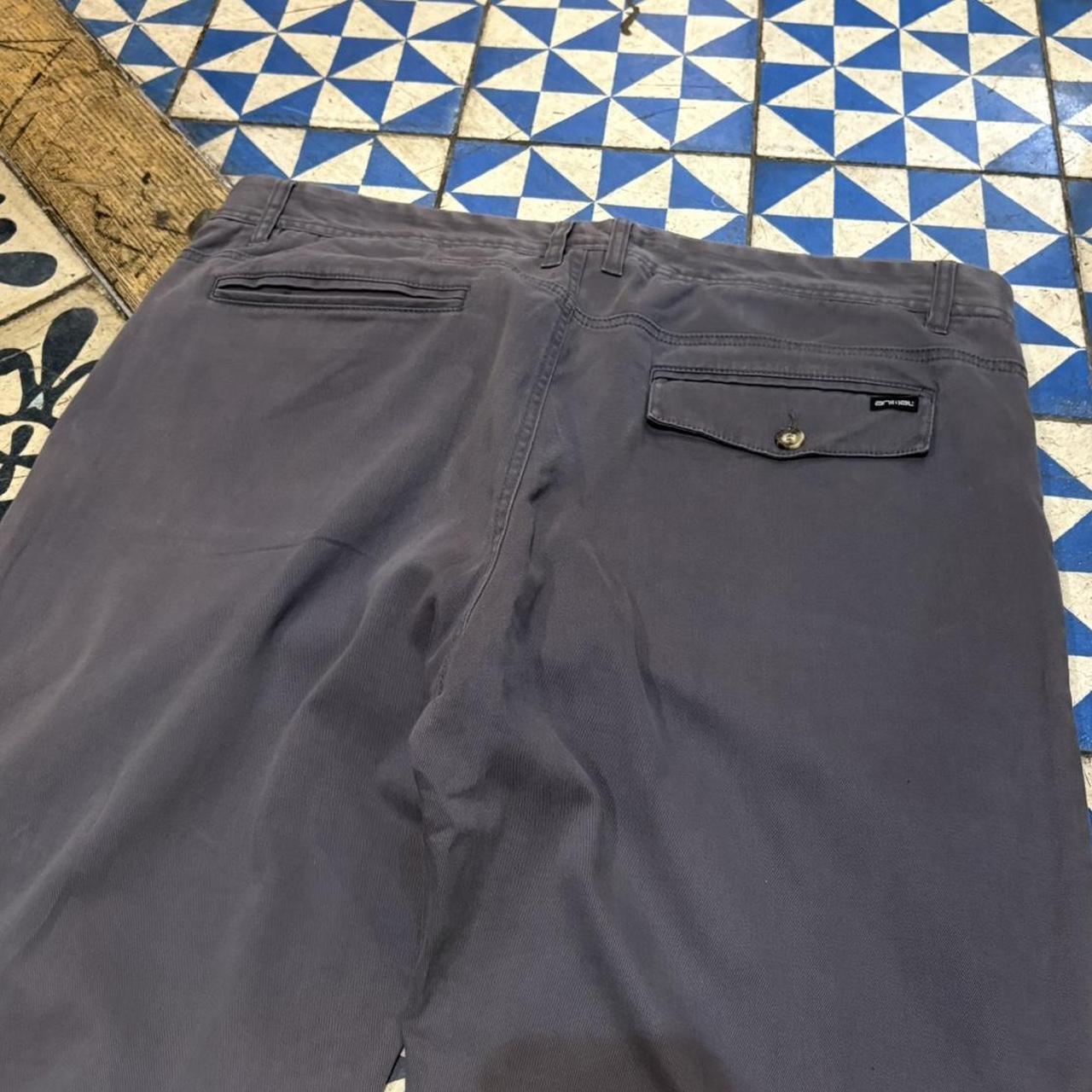 ADN0101H-F - Vintage retro essential Grey Animal Surfer Chino Trousers pants casual workwear #skater #utility #workwear #surfer #animal
